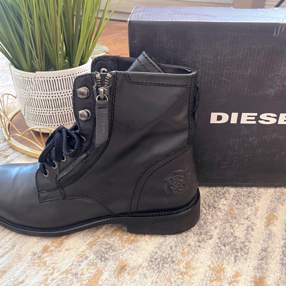 Diesel Black Boots